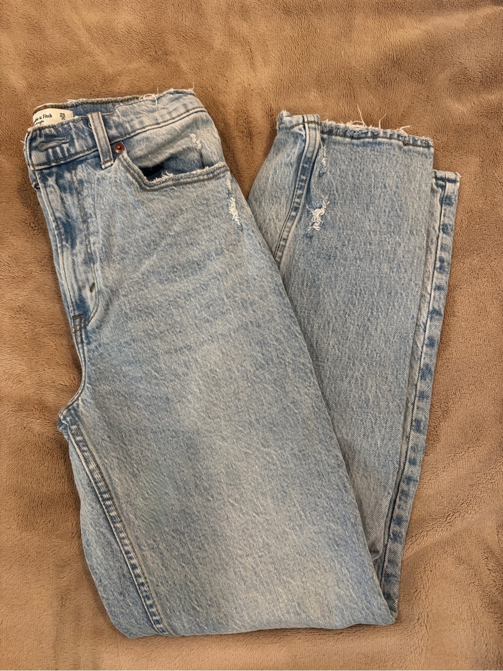 Abercrombie & Fitch 90s High Rise Straight Jeans
